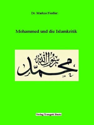 cover image of Mohammed und die Islamkritik